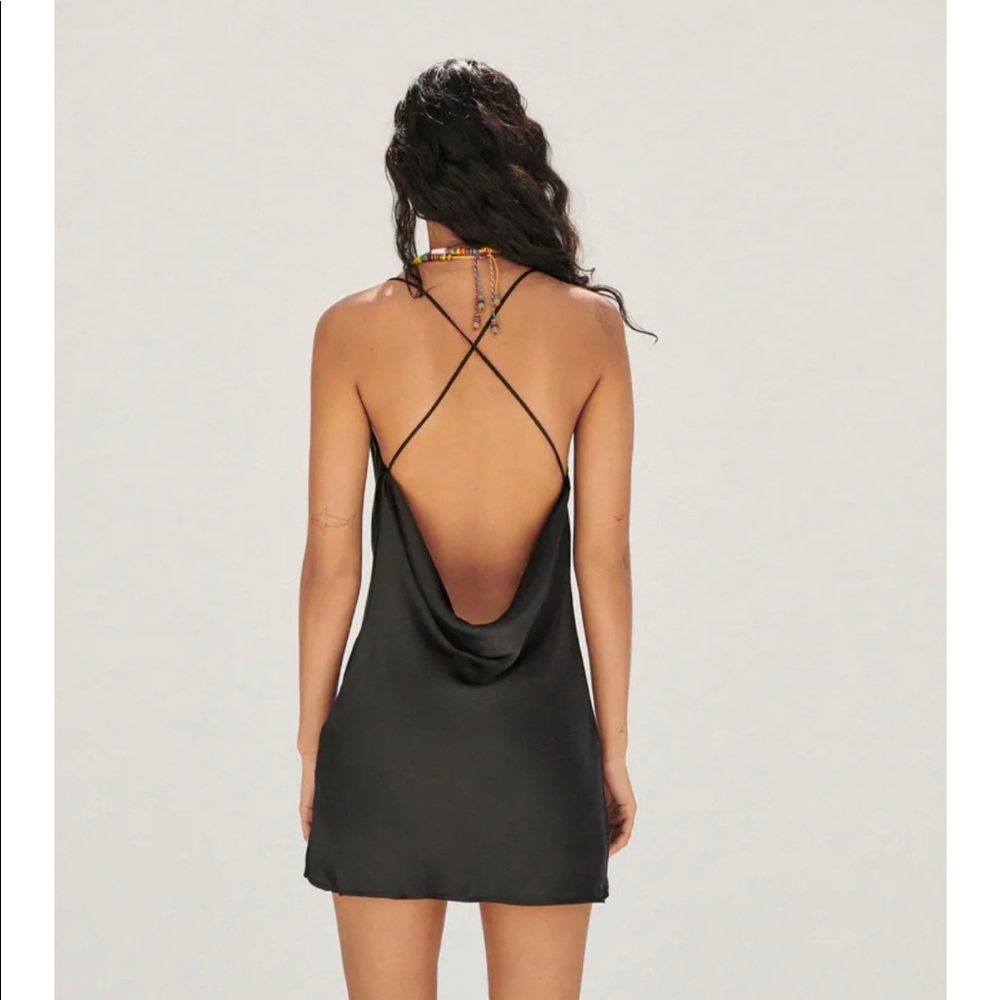 Zara satin Effect mini dress